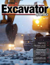 A thumbnail image of the Iowa One Call Newsletter. Volume 33.4